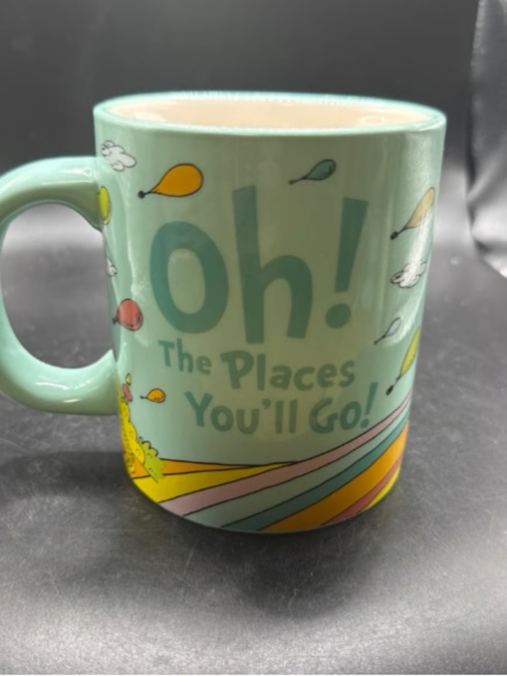 Mint Ceramic 'Oh! The Places You'll Go!' Decorative Coffee Mug